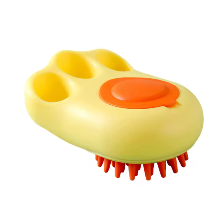 Dispensador de Champú para Mascotas Cepillo de Ducha para Eliminación de Pelo - 1