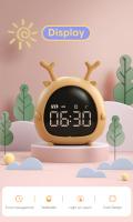 Bonito reloj despertador Digital para niños, despertador de cabecera para dormitorio, Despertador con temporizador - details 0