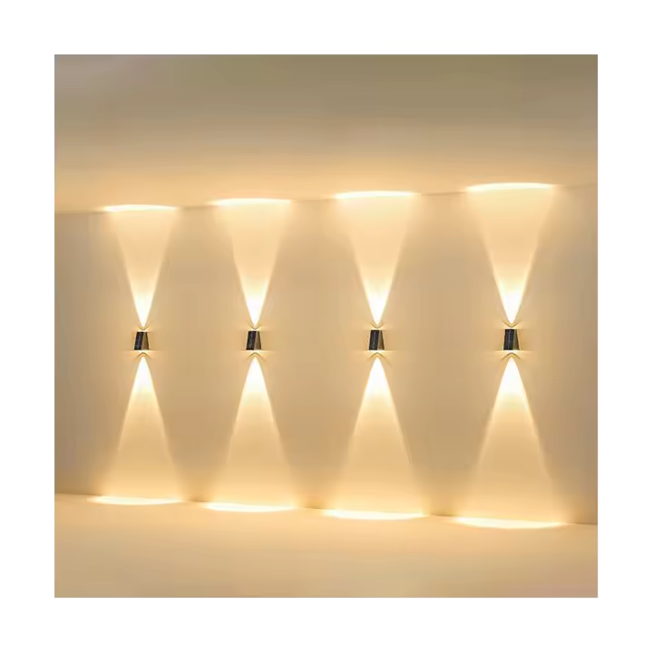 Luz Solar de pared para exteriores, lámpara LED de lavado de pared para patio y jardín, 3 luces - 1