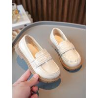 Zapatos de cuero para niñas, mocasines antideslizantes con gancho y bucle, color negro, para primavera y otoño, 2023 - details 5