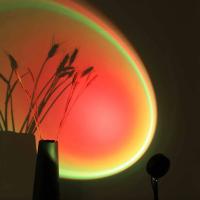 Luz de proyección de puesta de sol con control remoto, luz nocturna ambiental de 16 colores, accesorios de fotografía de pared de fondo de decoración de dormitorio - details 4
