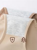 5 piezas de bragas sin costuras, cintura media, color Maillard, bragas para mujer, levantamiento de glúteos, alta elasticidad, cómodas y transpirables, lencería para mujer, ropa interior plana para mujeres, faja para barriga plana. - details 7