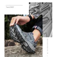 2025 zapatos de senderismo para hombre y mujer, zapatillas de deporte de malla, zapatos de montaña transpirables a la moda para niño, zapatos de trabajo para primavera, otoño y verano, Trekking al aire libre - details 31