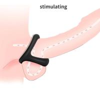 Anillos de silicona Leten para mejorar la erección, anillo triangular con cuentas de masaje, juguetes sexuales para hombres con eyaculación retardada - details 2
