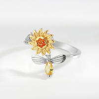 Anillo Giratorio de Girasol Joyería de Gafas de Sol Subcategoría de Anillos - details 2