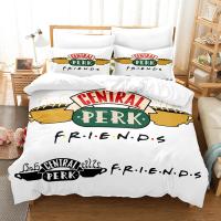 Juego de funda de edredón 3D Friends con funda de almohada, ropa de cama doble, completa, Queen y King, novedad - details 6