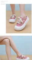 Zapatos de las mujeres 2025 verano nuevo transpirable casual tela zapatos de las mujeres de suela suave de moda versátil de las mujeres de la mitad de arrastre resistente al desgaste zapatos individuales - details 21