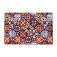 Mantel rectangular Talavera mexicano para fiesta, manteles impermeables para mesa de comedor, cocina, decoración del hogar - details 4