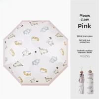 Paraguas de Doble Uso Meow Planeta Protector Solar UV con Dibujos Animados - details 1