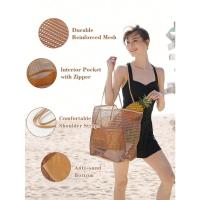 Bolsos para Mujer Tote Malla, Plegable y Impermeable, Versátil, Capacidad Grande, Ideal para Playa, Camping y Viajes - details 1