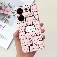 Funda trasera para Xiaomi Poco C65, cubierta suave de silicona líquida mate con estampado de dibujos animados de flores, protección a prueba de golpes - details 37
