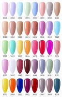 NAILCO-Esmalte para uñas de Gel UV, conjunto de manicura híbrido con purpurina, Color rojo, rosa y Nude, 15ml - details 3