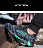 Nuevo Modelo 2025 Zapatos De Seguridad 35-50 Para Hombre Y Mujer, Botas De Trabajo Con Puntera De Acero, Zapatillas Indestructibles, Ligeras, Transpirables, Antigolpes, Zapatos De Construcción - details 18