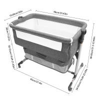 Cama cuna para bebé, cuna portátil independiente para recién nacidos, para dormir en casa - details 2