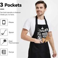 Delantal de Cocina para Hombres Regalo Divertido Moda Única Accesorio de Cocina - details 6