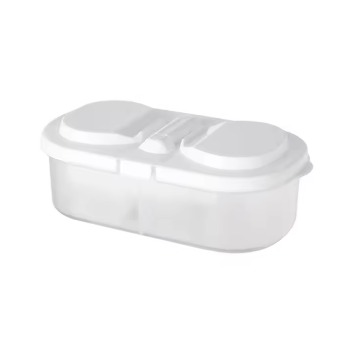 Contenedor de comida portátil para niños, vajilla de plástico para acampar, Picnic, almuerzo, almacenamiento de aperitivos, contenedor de frutas, caja de almacenamiento - 1