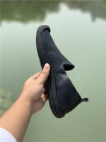 Zapatos de cuero de los hombres de cuero genuino hueco transpirable retro zapatos casuales suela suave un pedal perezoso versátil tacón plano zapatos Doudou - details 20