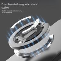 Soporte magnético de doble cara para teléfono celular con cierre de dedo extraíble, plegable y con rotación de 360 grados. - details 17