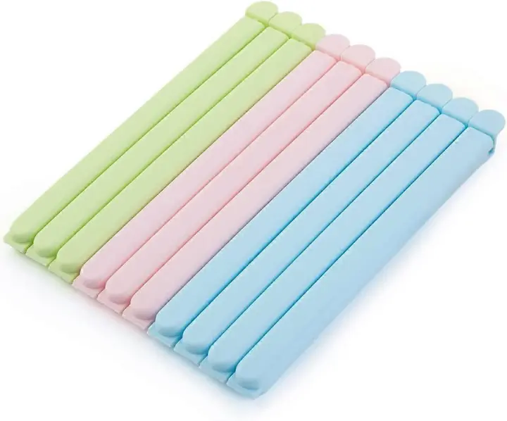 Clips de Sellado de Plástico Extra Grandes 10 Piezas para Organizar y Almacenar Caramelos, Chocolates, Nueces Pegatinas de Pared y Decoración - 1