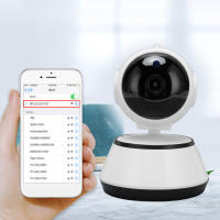 Cámara HD inalámbrica de monitoreo remoto para interiores, Monitor inteligente de red de 360 grados, vista panorámica, WIFI - details 2