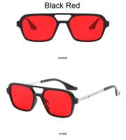 Gafas De Sol cuadradas con montura pequeña para mujer, gafas De Sol De lujo a la moda De diseñador De marca para mujer, gafas De Sol Vintage huecas De leopardo azul - details 10