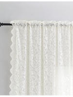 Cortinas de gasa de encaje retro francés,cortinas transparentes que filtran la luz,dormitorio,salón,habitación infantil - details 3