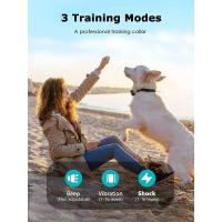 Collar de entrenamiento para perros con control remoto, dispositivo de parada de ladridos con descarga eléctrica de 1000 pies para perros pequeños de 5 a 110 libras y perros medianos, - details 8