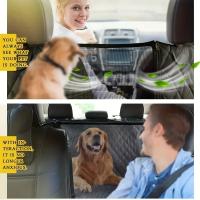 Funda 100% impermeable para el asiento del coche del perro, con ventana de malla, antiarañazos, antideslizante - details 4