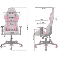 Profesional, Tejido Transpirable, reposabrazos 2D Acolchado, Base Nylon Reforzado, pistón Clase 4, - details 1