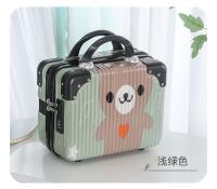 Bolsa de maquillaje pintada colorida para mujer, bolsa de aseo portátil de gran capacidad, bolsa de almacenamiento impermeable simple de viaje de mano de alto valor - details 11