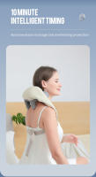 Masajeador eléctrico para cuello y espalda, almohada de masaje inalámbrica para cuello y hombros, chal relajante para músculos de la espalda y cervicales - details 12