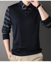 Camisetas para Hombres CASUMANL Moda Casual a Rayas Manga Larga Ropa de Primavera-Otoño - details 8