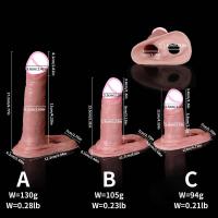 Leten Funda Realista para Pelota Funda de Condomillo Reutilizable para Hombres - details 0