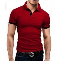 Camisa POLO de manga corta holgada de color sólido para hombre con solapa Camisa cultural Ropa de trabajo Camiseta de manga corta para hombre - details 7