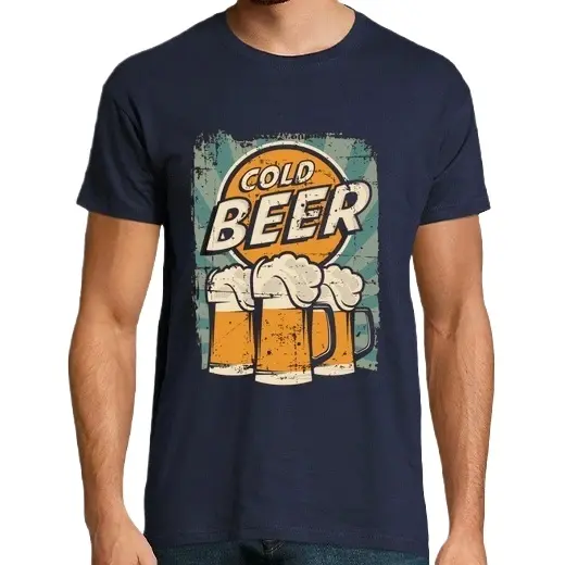 Cerveza fría Camisetas CERVEZA,Pack Regalo Camiseta Personalizada - 1