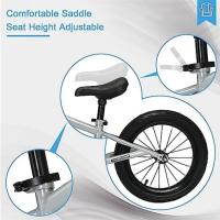 Bicicleta Sin Pedales para Niños de 3 a 4 5 6 7 Años, Ruedas de Goma Inflables de 16 Pulgadas, Bicicleta de Equilibrio con Sillín Ajustable, hasta 40 Kg, Juguetes para Niñas y Niños - details 3