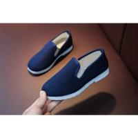 Zapatos de tela Retro Vintage para niños, mocasines casuales tradicionales de estilo chino para actuaciones, vacaciones étnicas suaves - details 16