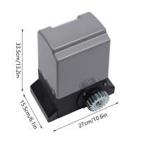 Kit de Motor de Automatización de 370W para Puerta Deslizante Control Remoto - details 4