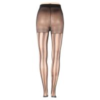 Medias góticas transparentes para mujer y niña, medias negras con Raya Vertical Punk, pantimedias - details 1
