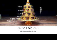 Artículos esotéricos tibetanos Aleación de cobre Shuman Zhaman Da Panman Chalo Oro Plata - details 3