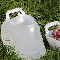 Cubo plegable multifuncional, bolsa de agua, plato de frutas, botella de agua potable para automóvil para viajes, campamentos, jardín, exteriores, pesca - details 0