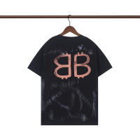 2025 Camisas casuales básicas de moda de verano, camisetas holgadas de algodón puro para hombres y nuevas camisas de manga corta para parejas con estampados de logotipos en la parte delantera - details 1
