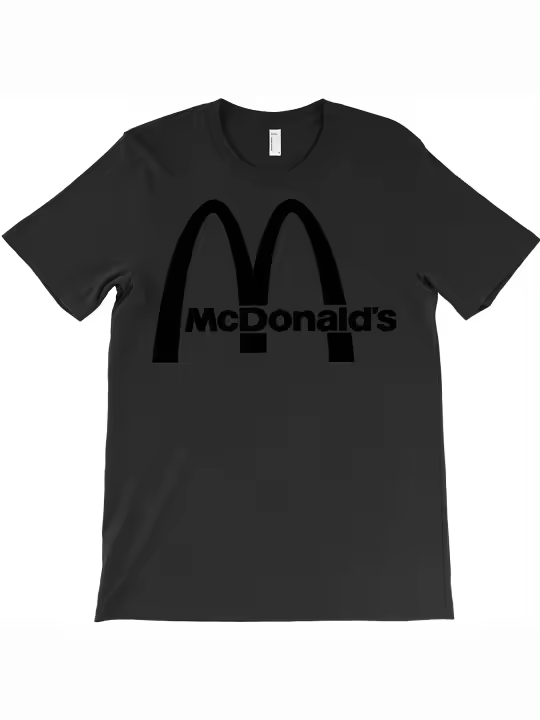 Camiseta mcd onalds golden archesRegalo para papá Manga corta con cuello redondo suave y cómoda - 1022g - 1