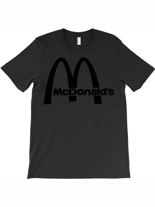 Camiseta mcd onalds golden archesRegalo para papá Manga corta con cuello redondo suave y cómoda - 1022g - 1
