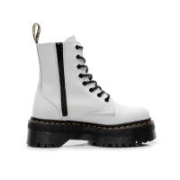 Suelas gruesas con forro polar Botas Dr. Martens, cremalleras laterales, botas cortas de mujer británica, suelas de pastel, botas de trabajo y zapatos de algodón - details 4