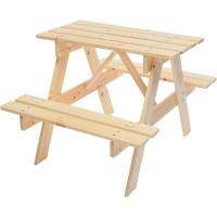 Juego de Mesa de Madera para Niños 90x90xA50 cm Ideal para Exterior o Interior - details 17