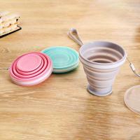 Taza de silicona para exteriores cubierta de 300 ml, suministros para acampar, taza VIE plegable portátil para senderismo y bebidas - details 15