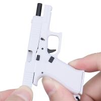 Llavero Táctico En Forma De Pistola Para Hombres Miniatura Portátil Decorativa Modelo Realista Juguete Regalo Llavero G45 Desmontable - details 5