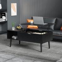 Mesa de Café Ajustable de Altura 100 x 50 cm Diseño Distintivo de Muebles y Organización - details 1