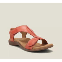 Nuevos zapatos de mujer de cuña de suela gruesa de gran tamaño con sandalias de correa de velcro para mujer - details 1